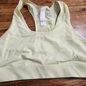 Fabletics Light Yellow Sports Bra